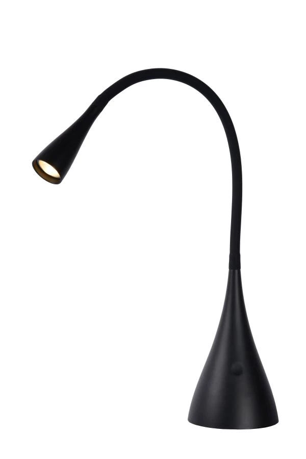 Lucide ZOZY - Schreibtischlampe - LED Dim. - 1x4W 3000K - 3 StepDim - Schwarz - AAN