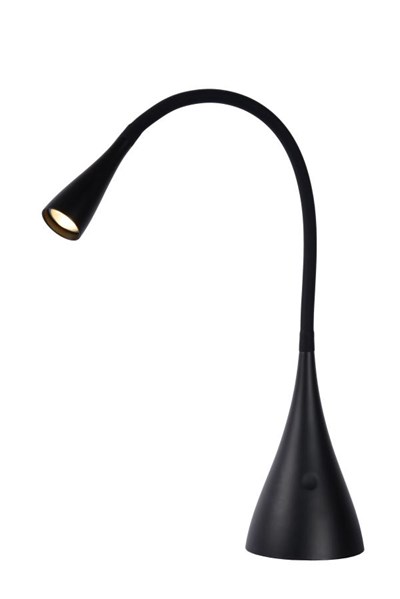 Lucide ZOZY - Bureaulamp - Ø 11,2 cm - LED Dimb. - 1x4W 3000K - 3 StepDim - Zwart