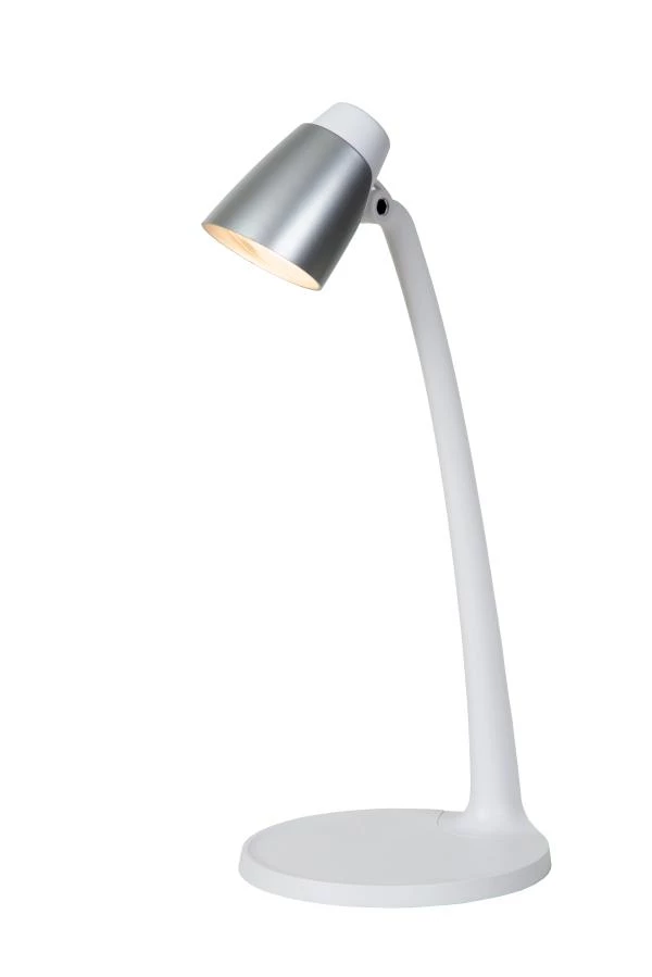Lucide LUDO - Lampe de bureau - LED - 1x4,5W 3000K - Blanc - allumé 1