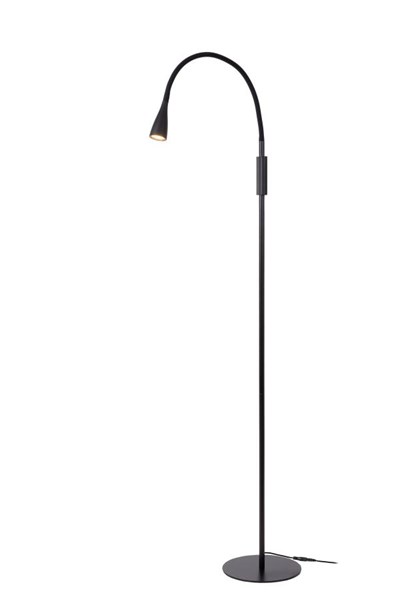 Lucide ZOZY - Leeslamp - LED Dimb. - 1x4W 3000K - 3 StepDim - Zwart