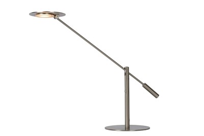 Lucide ANSELMO - Desk lamp - LED Dim. - 1x9W 3000K - Satin Chrome