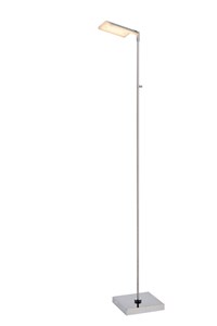 Lucide AARON - Leeslamp - LED Dimb. - 1x12W 2700K/4000K - Chroom aan 1