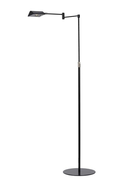 Lucide NUVOLA - Leeslamp - Ø 20 cm - LED Dimb. - 1x9W 3000K - Zwart