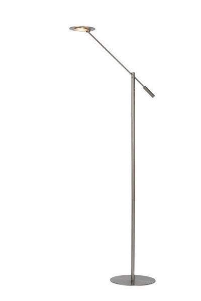 Lucide ANSELMO - Lámpara de lectura - Ø 25 cm - LED Regul. - 1x9W 3000K - Cromo mate