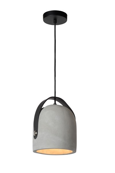 Lucide COPAIN - Lámpara colgante - Ø 20 cm - 1xE27 - Taupe