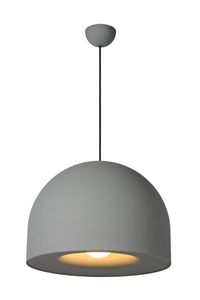 Lucide AKRON - Hanglamp - Ø 50 cm - 1xE27 - Grijs aan 6