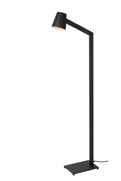 Lucide MIZUKO - Lampadaire / lampe de lecture - Ø 13 cm - 1xE14 - Noir