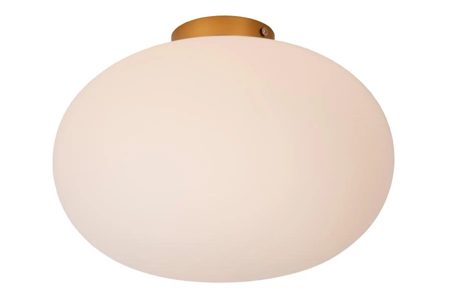 Lucide ELYSEE - Flush ceiling light - Ø 38 cm - 1xE27 - Opal - on 1