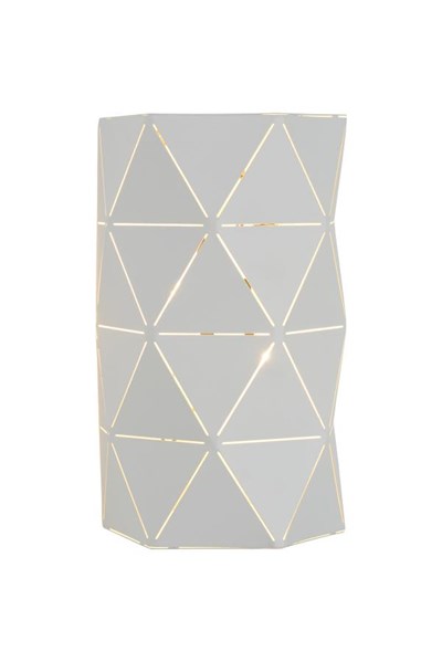 Lucide OTONA - Wandlamp - 2xE14 - Wit