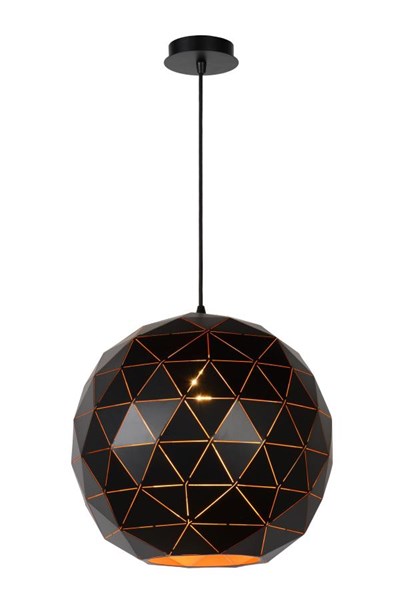 Lucide OTONA - Pendant light - Ø 40 cm - 1xE27 - Black