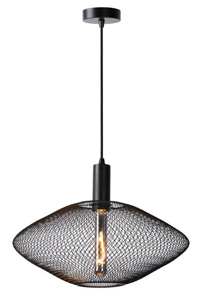 Lucide MESH - Pendant light - Ø 45 cm - 1xE27 - Black