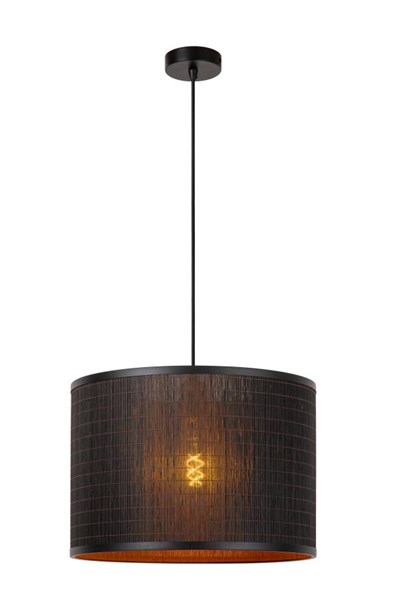 Lucide TAGALOG - Pendant light - Ø 40 cm - 1xE27 - Black