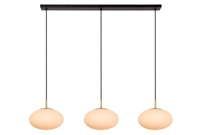 Lucide ELYSEE - Hanglamp - 3xE27 - Opaal