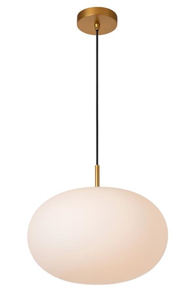 Lucide ELYSEE - Hanglamp - Ø 38 cm - 1xE27 - Opaal