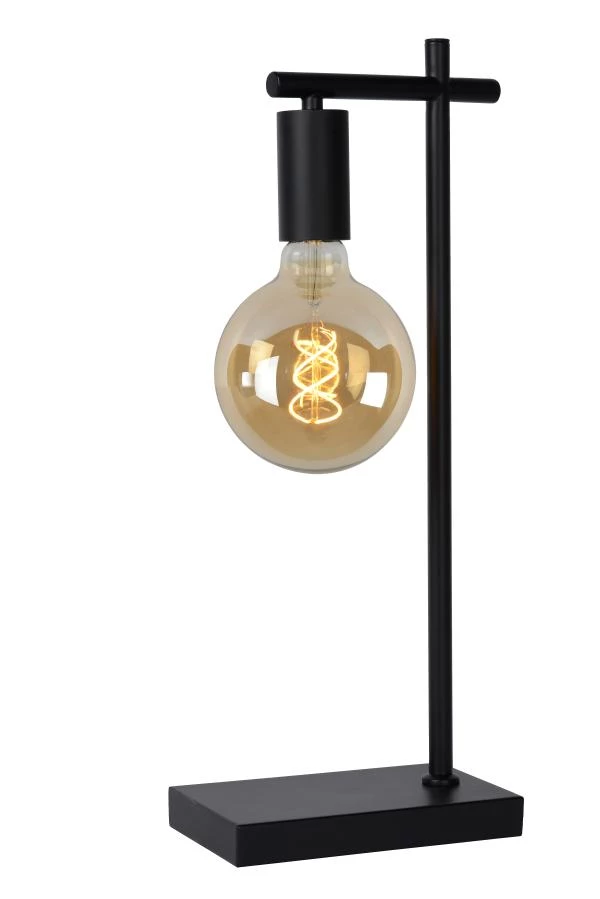 Lucide LEANNE - Table lamp - 1xE27 - Black - on