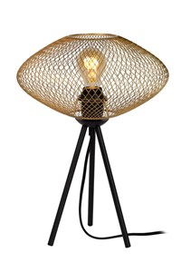 Lucide MESH - Lampe de table - Ø 30 cm - 1xE27 - Or Mat / Laiton AAN 2