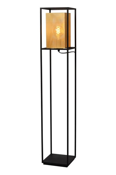 Lucide SANSA - Vloerlamp - 1xE27 - Zwart