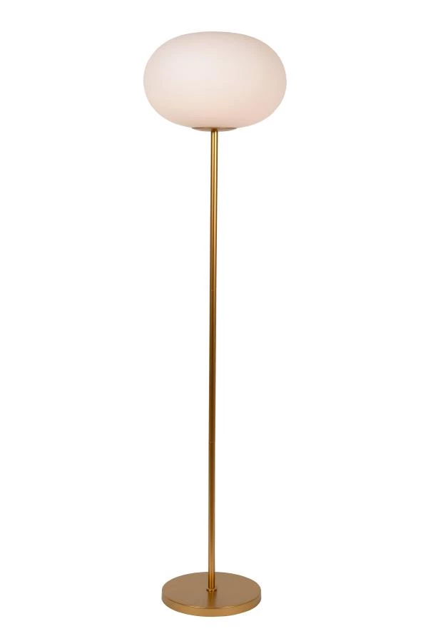Lucide ELYSEE - Lámpara de suelo - Ø 38 cm - 1xE27 - Ópalo - AAN 1