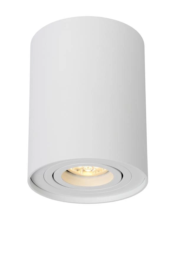 Lucide TUBE - Ceiling spotlight - Ø 9,6 cm - 1xGU10 - White - on 1