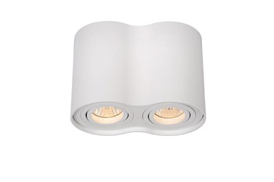 Lucide TUBE - Spot plafond - 2xGU10 - Blanc