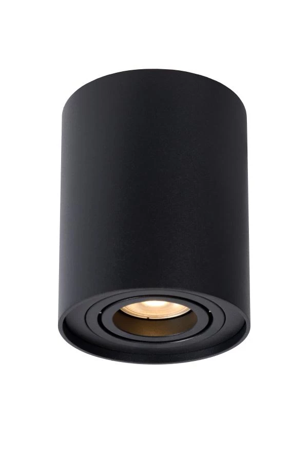 Lucide TUBE - Spot plafond - Ø 9,6 cm - 1xGU10 - Noir - AAN