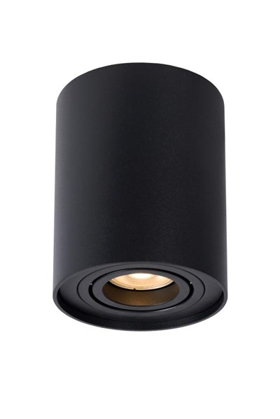 Lucide TUBE - Ceiling spotlight - Ø 9,6 cm - 1xGU10 - Black