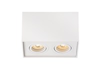 Lucide TUBE - Deckenstrahler - 2xGU10 - Weiß EINgeschaltet 1