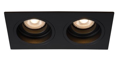 Lucide EMBED - Spot encastrable - 2xGU10 - Noir