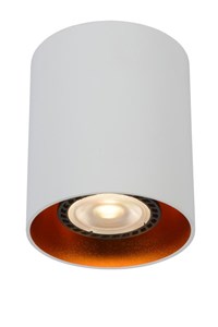 Lucide BIDO - Ceiling spotlight - Ø 8 cm - 1xGU10 - White on 1