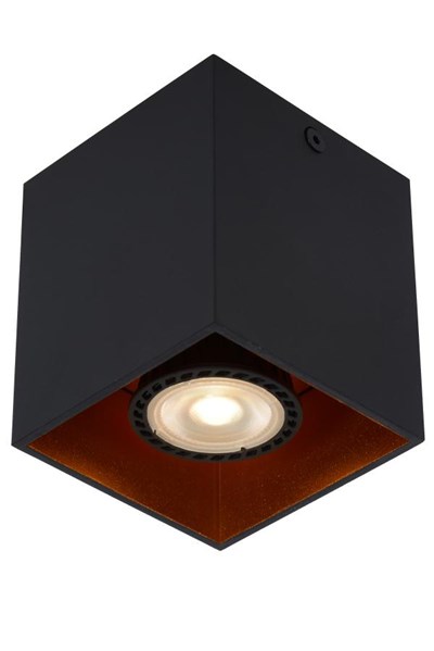 Lucide BIDO - Spot plafond - 1xGU10 - Noir