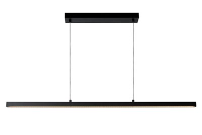 Lucide SIGMA - Lámpara colgante - LED Regul. - 1x30W 2700K - Negro