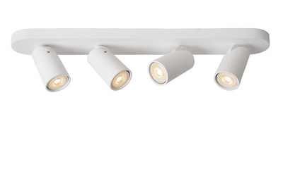 Lucide XYRUS - Ceiling spotlight - LED Dim to warm - GU10 - 4x5W 2200K/3000K - White