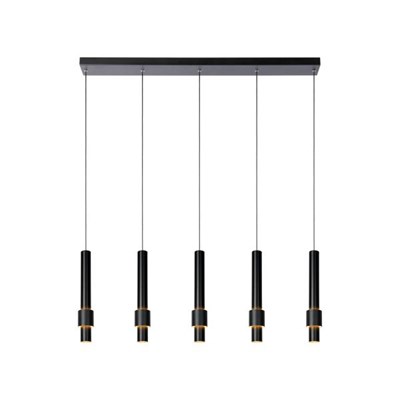 Lucide MARGARY - Suspension - LED Dim. - 5x4,2W 2700K - Noir