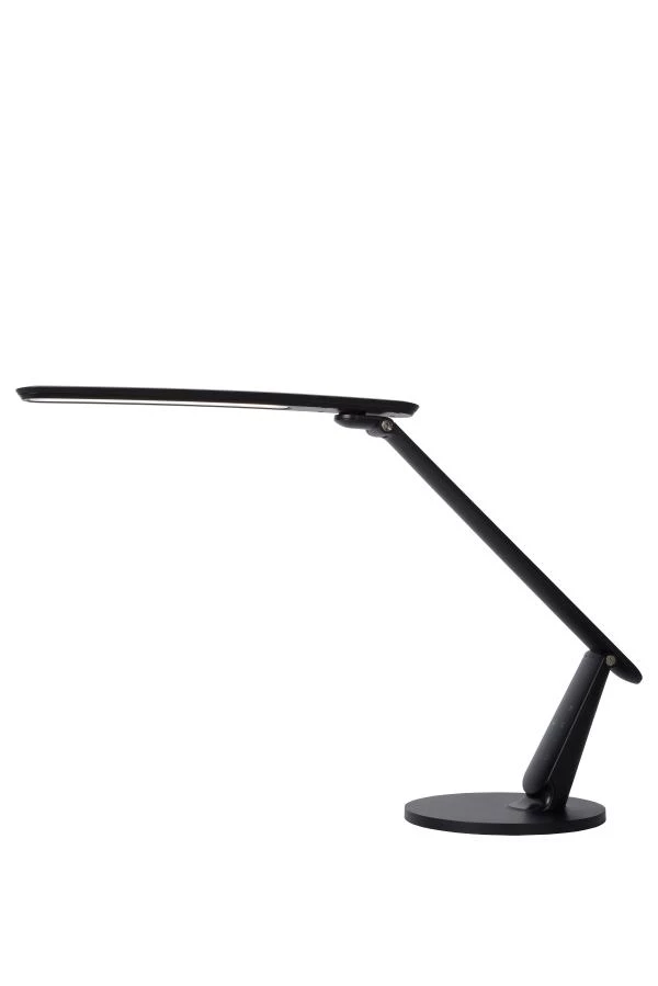 Lucide PRACTICO - Lampe de bureau - LED Dim. - 1x10W 2700K/6000K - Point de rechargement USB - Noir - AAN