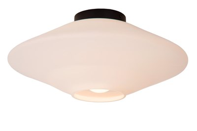 Lucide TREVOR - Lámpara de techo - Ø 42 cm - 1xE27 - Ópalo