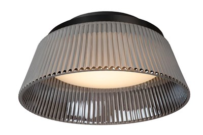 Lucide VIXI - Flush ceiling light - Ø 35 cm - LED Dim. - 1x17,6W 2900K - Smoke Grey