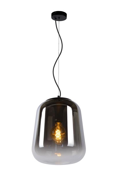 Lucide GLORIO - Pendant light - Ø 32 cm - 1xE27 - Black