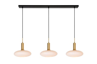 Lucide SINGALA - Pendant light - 3xE27 - Matt Gold / Brass