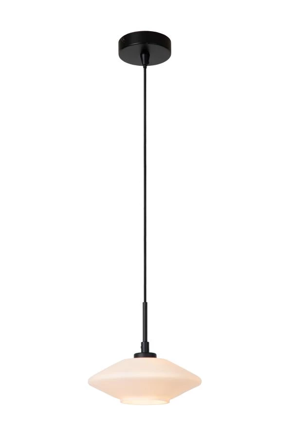 Lucide TREVOR - Hanglamp - Ø 20 cm - 1xG9 - Opaal - aan 1