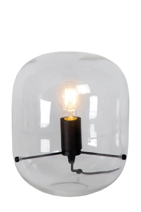 Lucide VITRO - Lampe de table - 1xE27 - Transparent - allumé