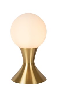 Lucide MOYA - Table lamp - Ø 12 cm - 1xG9 - Matt Gold / Brass on 2