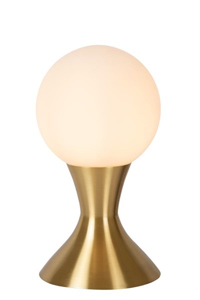 Lucide MOYA - Lampe de table - Ø 12 cm - 1xG9 - Or Mat / Laiton