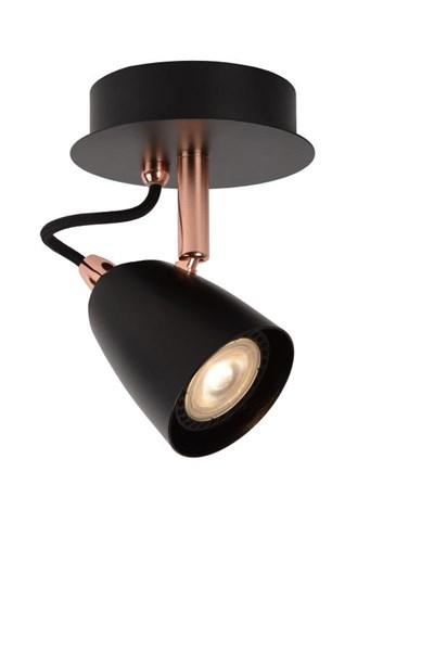 Lucide RIDE-LED - Deckenstrahler - Ø 10 cm - LED Dim. - GU10 - 1x5W 3000K - Kupfer
