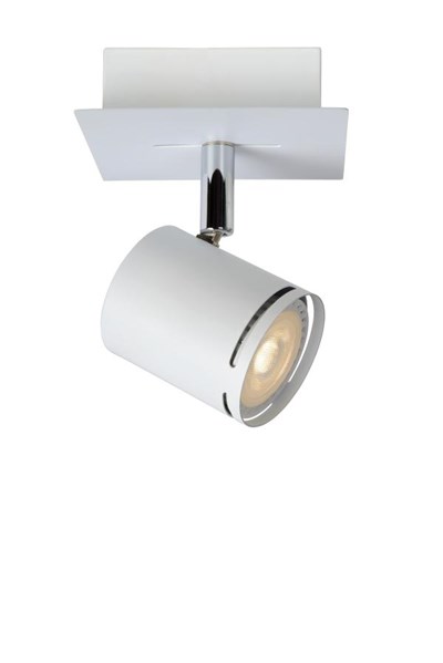 Lucide RILOU - Spot plafond - LED Dim. - GU10 - 1x5W 3000K - Blanc