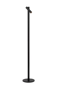 Lucide ANTRIM - Rechargeable Floor reading lamp Indoor/Outdoor - Battery pack/batteries - LED Dim. - 1x2,2W 2700K - IP54 - With wireless charging pad - Black on