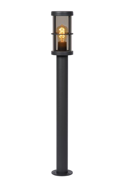 Lucide NAVI - Bollard light - Ø 12 cm - 1xE27 - IP54 - Anthracite