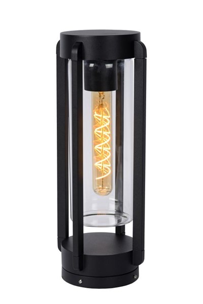 Lucide GARLAND - Table lamp Indoor/Outdoor - Ø 15,1 cm - 1xE27 - IP44 - Black