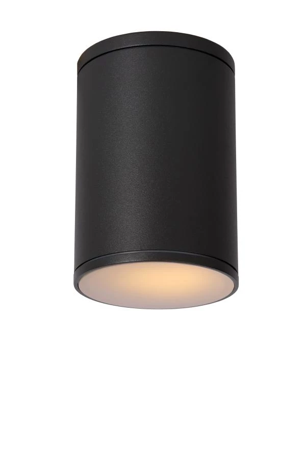 Lucide TUBIX - Ceiling spotlight Outdoor - Ø 10,8 cm - 1xE27 - IP54 - Anthracite - on