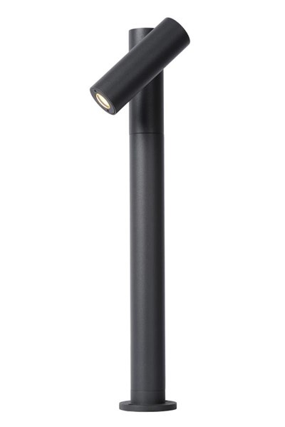 Lucide TATUM - Borne extérieur - LED - 1x4,5W 3000K - IP65 - Anthracite