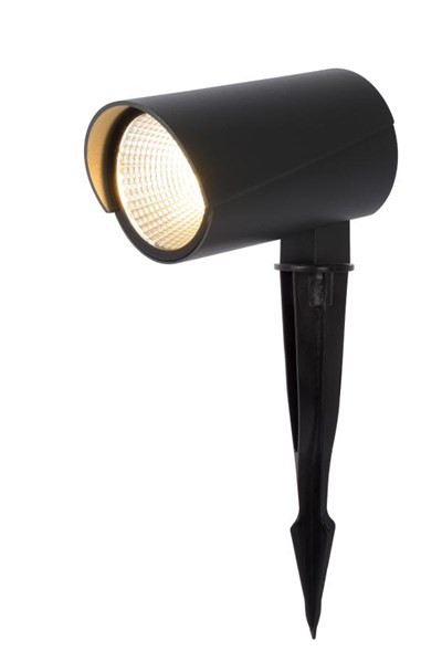 Lucide ARNE-LED - Garden spotlight Outdoor - Ø 6,3 cm - LED - GU10 - 1x5W  2700K - IP44 - Black